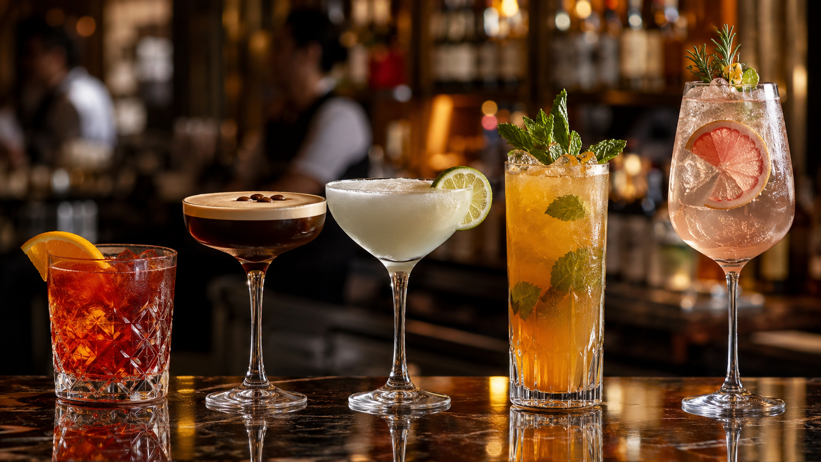 Cocktail-Atmosphäre