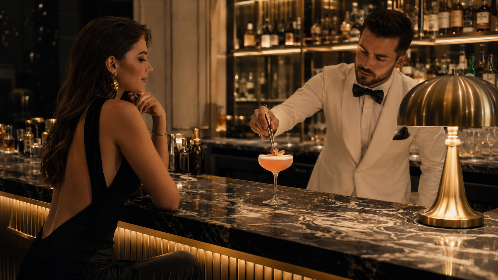 Cocktail-Atmosphäre