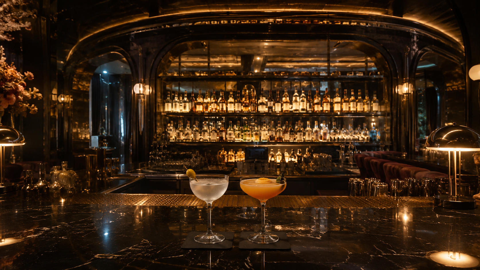 Cocktail-Atmosphäre