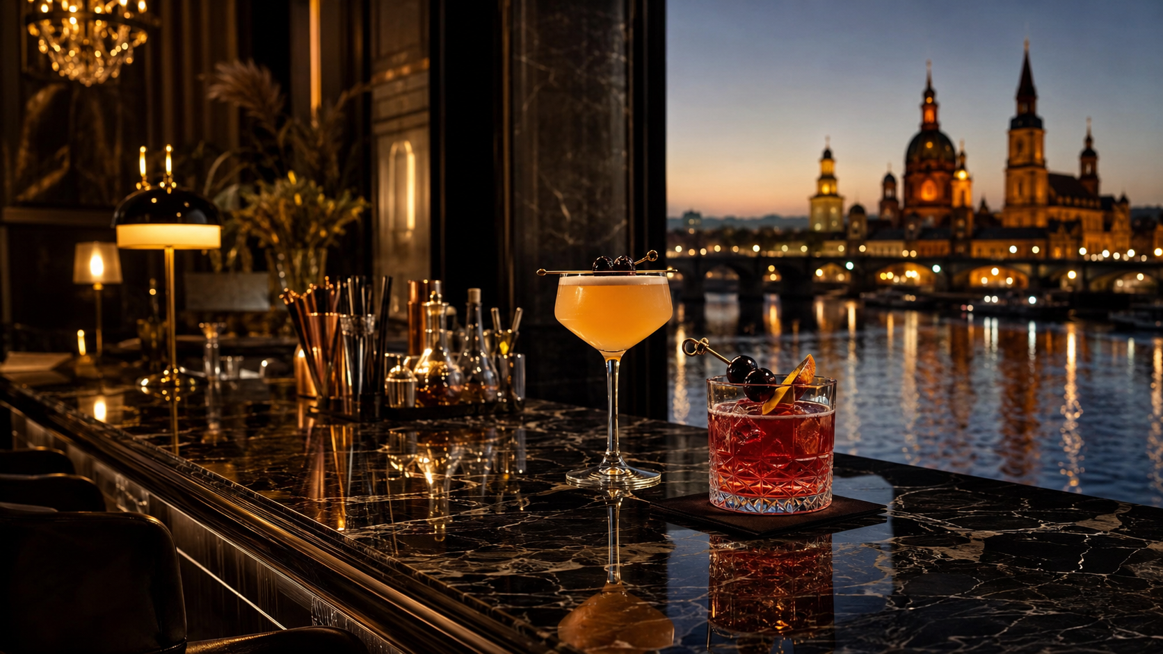 Cocktail-Atmosphäre